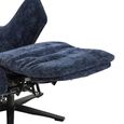 Elevate Electric Lounge Armchair - Dual Motor - Navy - Fabric
