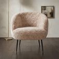 Willow Accent Armchair - Fawn - Fabric