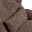 Blenheim Swivel Lounge Chair - Brown - Fabric