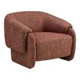 Hamilton Lounge Armchair - Curved Back - Fabric