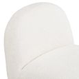 Milo Swivel Lounge Chair - Off White - Fabric