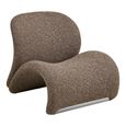 Sofia Lounge Chair - Brown - Fabric