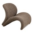 Sofia Lounge Chair - Brown - Fabric