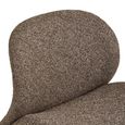 Sofia Lounge Chair - Brown - Fabric