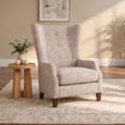 Throne Fabric Accent Chair - Colours Available thumbnail