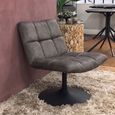 Yerevan Grey Fabric Swivel Chair thumbnail