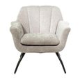 Amalfi Grey Chenille Fabric Accent Chair thumbnail 2