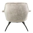 Amalfi Grey Chenille Fabric Accent Chair thumbnail 5