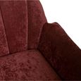 Amalfi Pink Chenille Fabric Accent Chair thumbnail 4