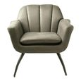 Amalfi Grey Fabric Accent Chair thumbnail 2