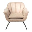 Amalfi Natural Fabric Accent Chair thumbnail 2