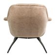 Amalfi Natural Fabric Accent Chair thumbnail 5
