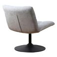 Yerevan Grey Chenille Fabric Swivel Chair thumbnail 5