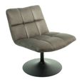 Yerevan Grey Fabric Swivel Chair thumbnail 2