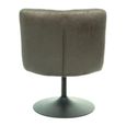 Yerevan Grey Fabric Swivel Chair thumbnail 4