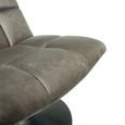 Yerevan Grey Fabric Swivel Chair thumbnail 5