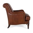 Tetuan Vintage Brown Leather with Rolled Armchair thumbnail 3