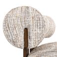 Arabella Beige Fabric Accent Chair