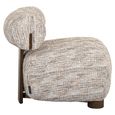 Arabella Beige Fabric Accent Chair