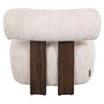 Arabella Cream Fabric Accent Chair