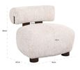 Arabella Cream Fabric Accent Chair