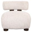 Arabella Cream Fabric Accent Chair