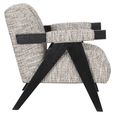Clover Natural Fabric Accent Chair