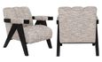 Clover Natural Fabric Accent Chair