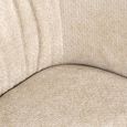 Madeline Cream Fabric Swivel Chair