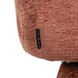 Madeline Pink Fabric Swivel Chair