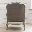 Cirsium Florence Armchair - Stone and Damson - Printed