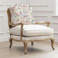 Ilinizas Florence Armchair - Oak and Poppy - Printed