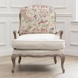 Ilinizas Florence Armchair - Stone and Poppy - Printed