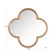 Lowen Wall Mirror - Brushed Gold - Metal - 100cm x 4cm