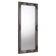 Rococo Leaner Mirror - Rectangular - Pewter
