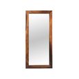 Cube Sheesham Bedroom Mirror - 40cm x 130cm