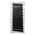 Lattice Wall Decor Mirror - Brass