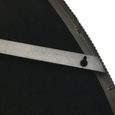 Organic Wall Mirror - Black Metal - Abstract - 59cm x 61cm