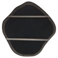 Organic Wall Mirror - Black Metal - Abstract - 59cm x 61cm