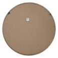 Tilburg Wall Mirror - Brown Wooden - Round - 80cm x 80cm