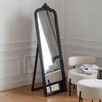 Standing Cheval Mirror - Black - Emi Wood - 56cm x 180cm