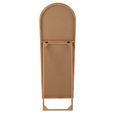 Curved Cheval Mirror - Natural - Fir Wood - 52cm x 162cm