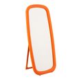 Cheval Mirror - Orange Painted - Wood - 80cm x 180cm