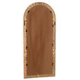 Mumbai Carved Wall Mirror - Orange - Mango Wood - 70cm x 160cm