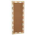 Ring Wall Mirror - Large - Natural - Rattan and Wood - 67cm x 172cm