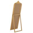Standing Cheval Mirror - Gold - Emi Wood - 56cm x 180cm
