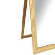 Standing Cheval Mirror - Gold - Emi Wood - 56cm x 180cm