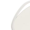 Wall Mirror - Abstract - White Painted - Wood - 120cm x 50cm