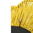 Wall Mirror - Round - Yellow - Raffia - 50cm x 10cm