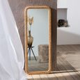 Leaner Mirror - Natural - Glass and Fir Wood - 48cm x 122.5cm
